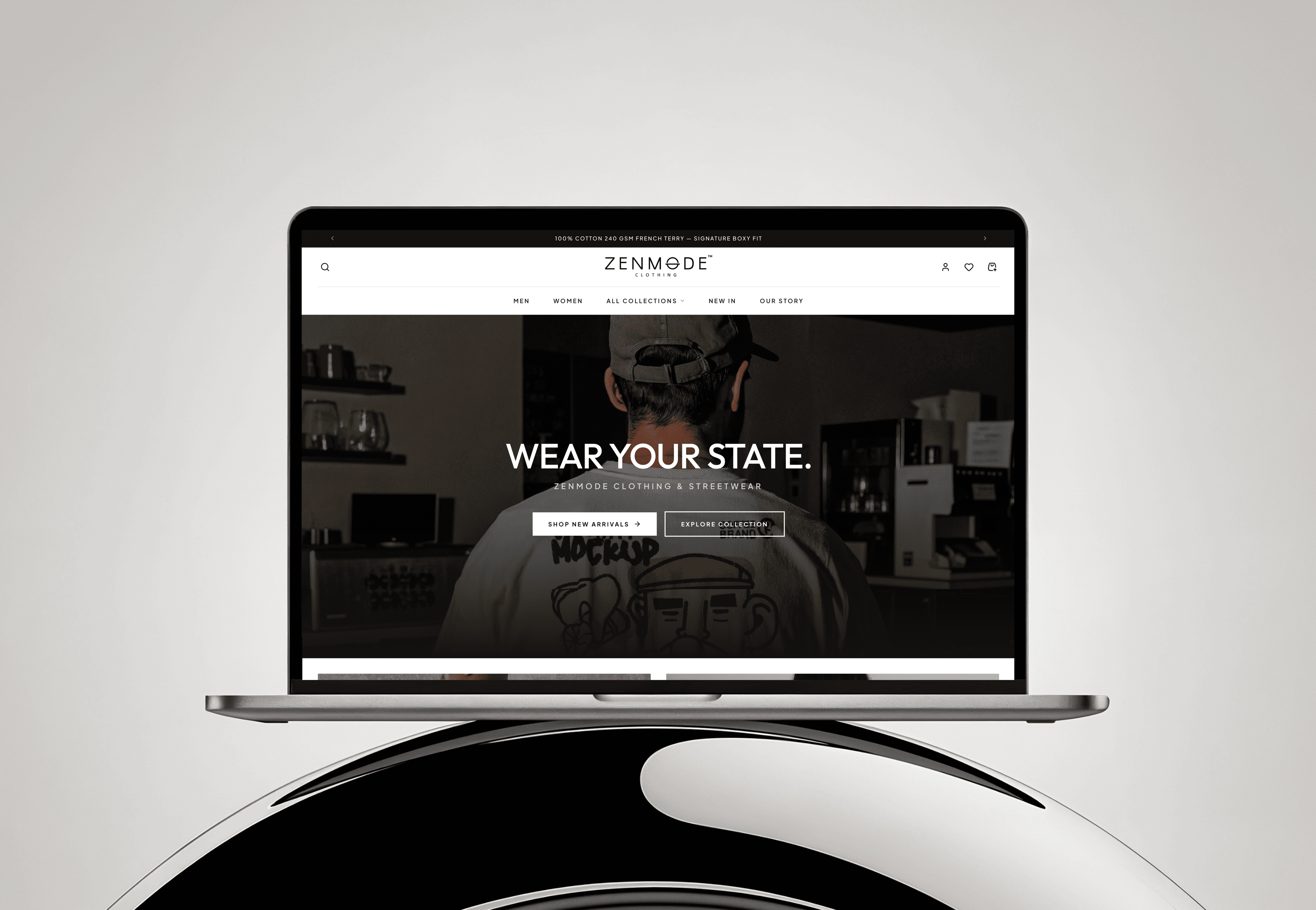 Zenmode Clothing project showcase